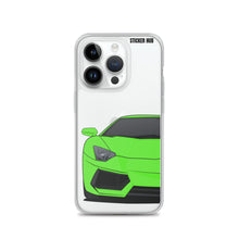 Load image into Gallery viewer, Green Lamborghini Aventadoor - iPhone Case