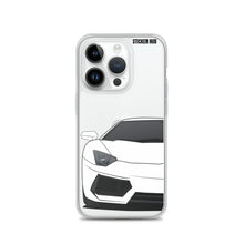 Load image into Gallery viewer, White Lamborghini Aventadoor - iPhone Case