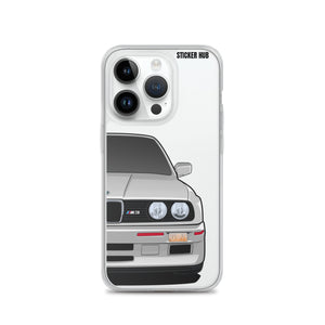 Silver BMW E30 - iPhone Case