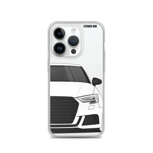 White B9 Audi S3 - iPhone Case