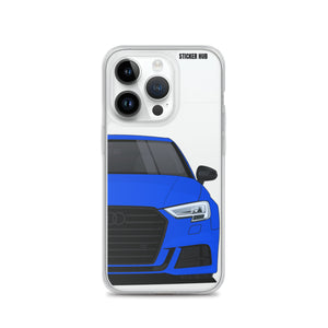 Ara Blue B9 Audi S3 - iPhone Case