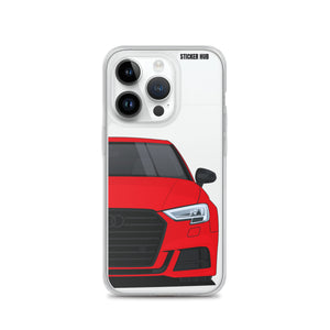 Tango Red B9 Audi S3 - iPhone Case