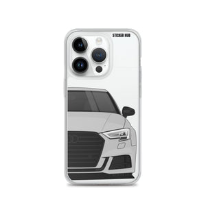 Silver B9 Audi S3 - iPhone Case