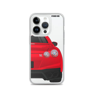 Solid Red R35 Nissan GTR - iPhone Case