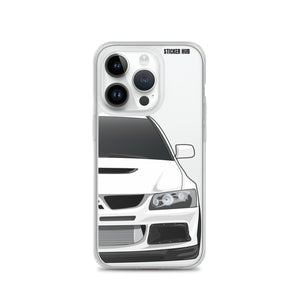 White Mitsubishi Evo - iPhone Case