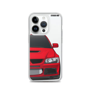 Red Mitsubishi Evo - iPhone Case