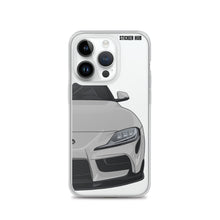 Load image into Gallery viewer, Silver MKV Toyota Supra - iPhone Case