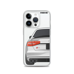 Silver B8.5 Audi S4 - iPhone Case