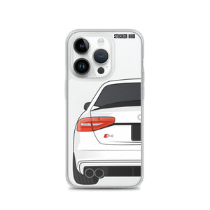 White B8.5 Audi S4 - iPhone Case