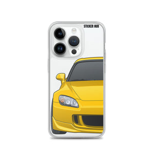 Yellow Honda S2000 - iPhone Case