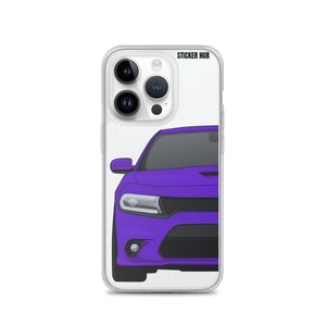 Purple 15-21 Charger - iPhone Case