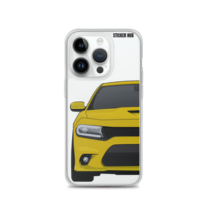 Yellow 15-21 Charger - iPhone Case