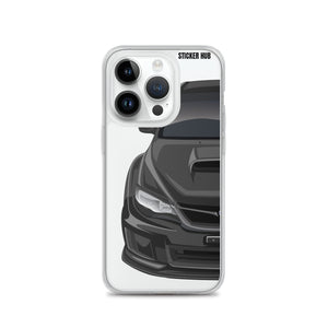 Black 09-14 Subaru WRX STI - iPhone Case