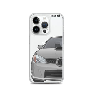 Crystal Grey 06-07 Subaru WRX STI - iPhone Case