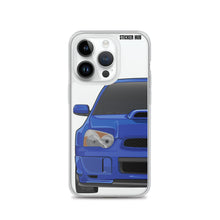 Load image into Gallery viewer, WR Blue Pearl 03-05 Subaru WRX STI - iPhone Case