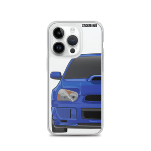 WR Blue Pearl 03-05 Subaru WRX STI - iPhone Case