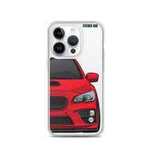 Load image into Gallery viewer, Lightning Red 15-17 Subaru WRX STI - iPhone Case