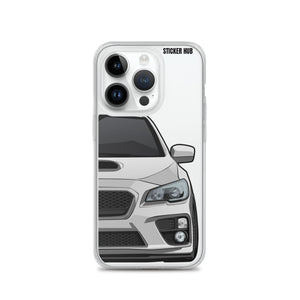 Silver 15-17 Subaru WRX STI - iPhone Case