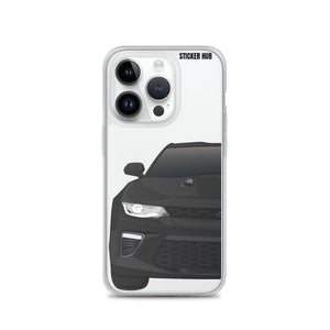 Black 6th Gen Camaro SS - iPhone Case