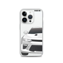 Load image into Gallery viewer, White 6th Gen Camaro SS - iPhone Case