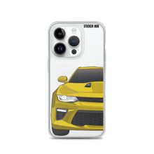 Load image into Gallery viewer, Yellow 6th Gen Camaro SS - iPhone Case