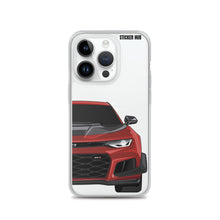 Load image into Gallery viewer, Garnet Red 6th Gen Camaro ZL1 1LE - iPhone Case