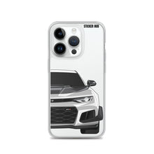 Load image into Gallery viewer, Silver 6th Gen Camaro ZL1 1LE - iPhone Case