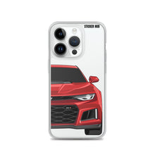 Load image into Gallery viewer, Red Hot 6th Gen Camaro ZL1 - iPhone Case