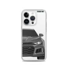 Load image into Gallery viewer, Gray 6th Gen Camaro ZL1 - iPhone Case