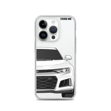 Load image into Gallery viewer, White 6th Gen Camaro ZL1 - iPhone Case