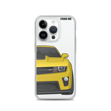 Load image into Gallery viewer, Rally Yellow 5th Gen Camaro ZL1 - iPhone Case