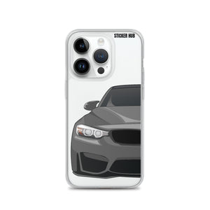 Gray BMW F80 - iPhone Case