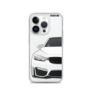 White BMW F80 - iPhone Case