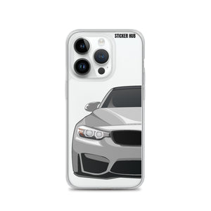 Silver BMW F80 - iPhone Case