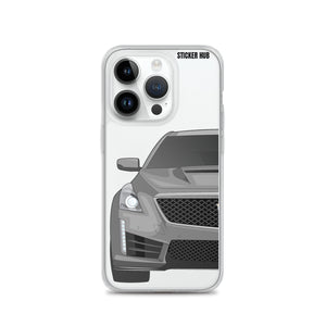 Silver Cadillac CTS-V - iPhone Case