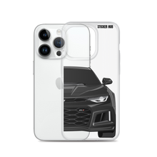 Load image into Gallery viewer, Black 6th Gen Camaro ZL1 - iPhone Case