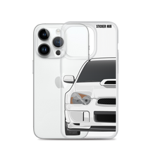 Load image into Gallery viewer, White 03-05 Subaru WRX STI - iPhone Case