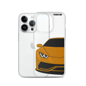 Orange Lamborghini Huracan - iPhone Case