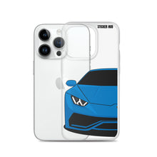 Load image into Gallery viewer, Blue Lamborghini Huracan - iPhone Case