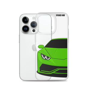 Green Lamborghini Huracan - iPhone Case