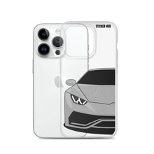 Load image into Gallery viewer, Silver Lamborghini Huracan - iPhone Case