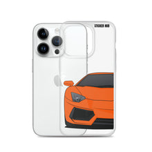 Load image into Gallery viewer, Orange Lamborghini Aventadoor - iPhone Case