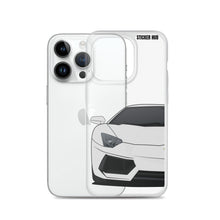 Load image into Gallery viewer, Silver Lamborghini Aventadoor - iPhone Case