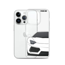 Load image into Gallery viewer, White Lamborghini Aventadoor - iPhone Case