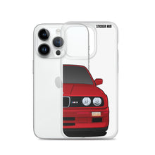 Load image into Gallery viewer, Dark Red BMW E30 - iPhone Case