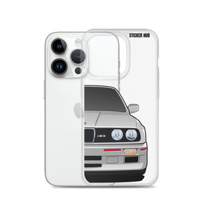 Silver BMW E30 - iPhone Case