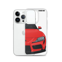 Load image into Gallery viewer, Renaissance Red MKV Toyota Supra - iPhone Case