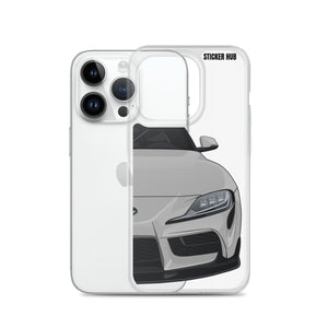 Silver MKV Toyota Supra - iPhone Case