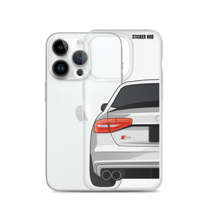 Silver B8.5 Audi S4 - iPhone Case