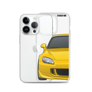 Yellow Honda S2000 - iPhone Case